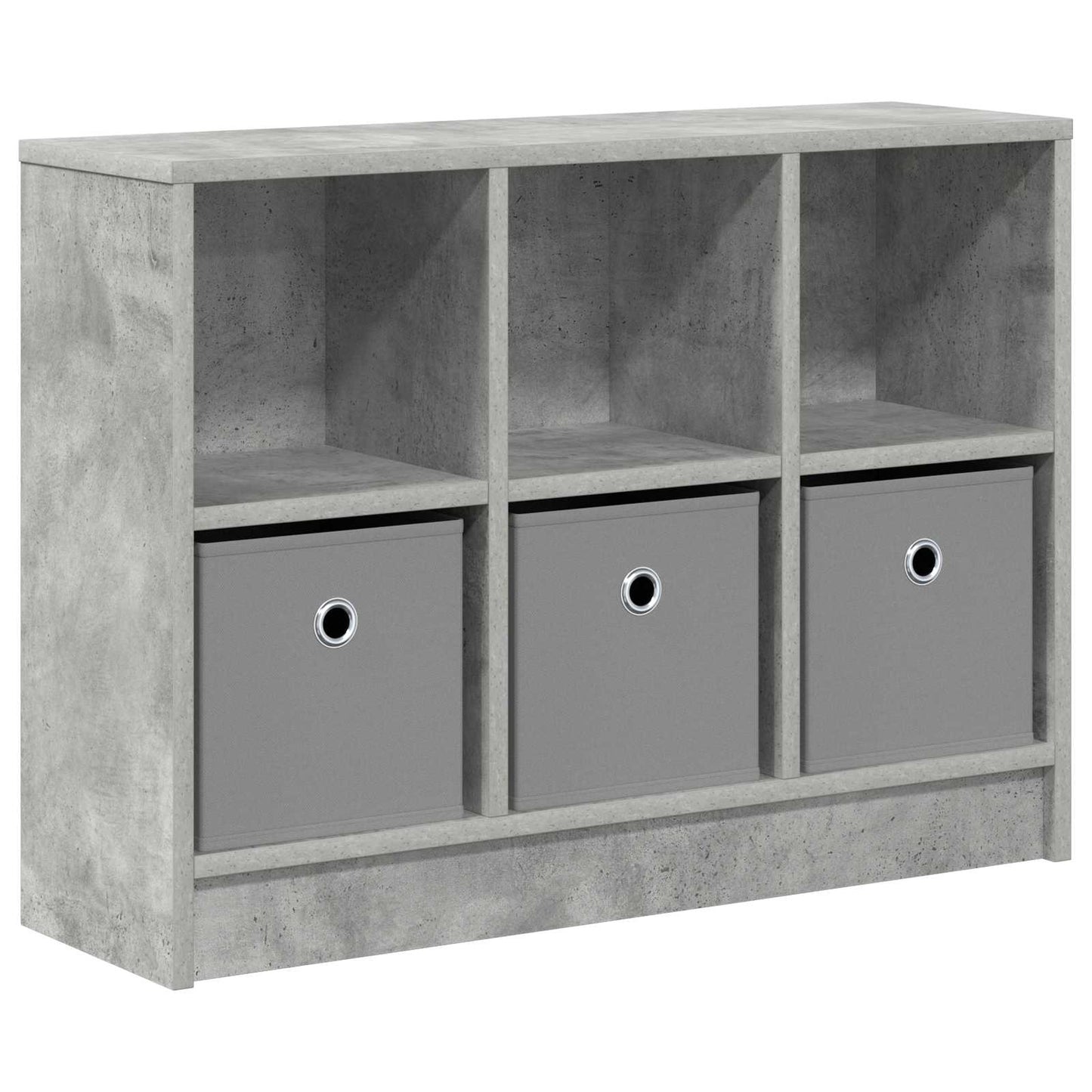 vidaXL Sideboard with Drawer Concrete Grey 73.5 x 22.5 x 53.5 cm