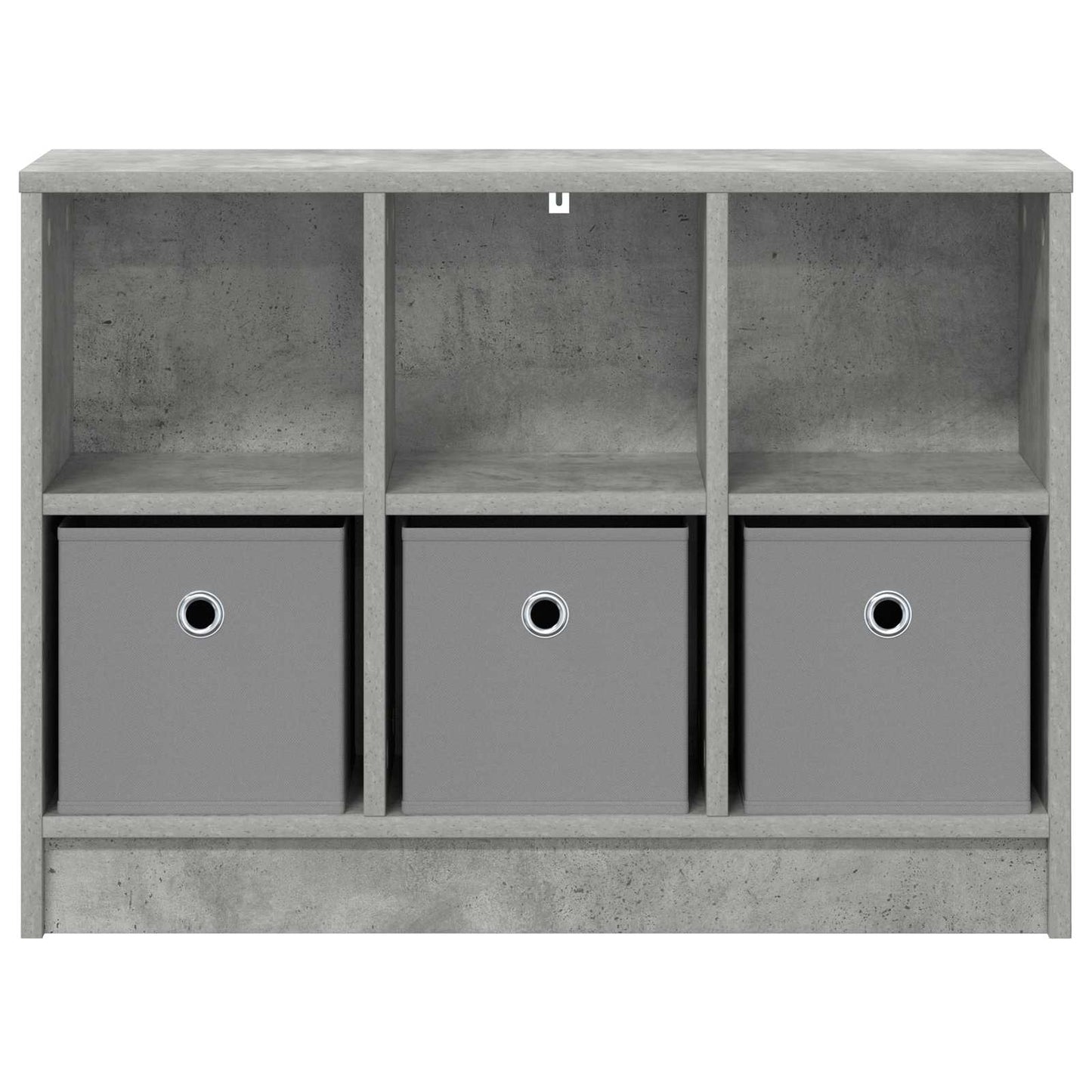 vidaXL Sideboard with Drawer Concrete Grey 73.5 x 22.5 x 53.5 cm