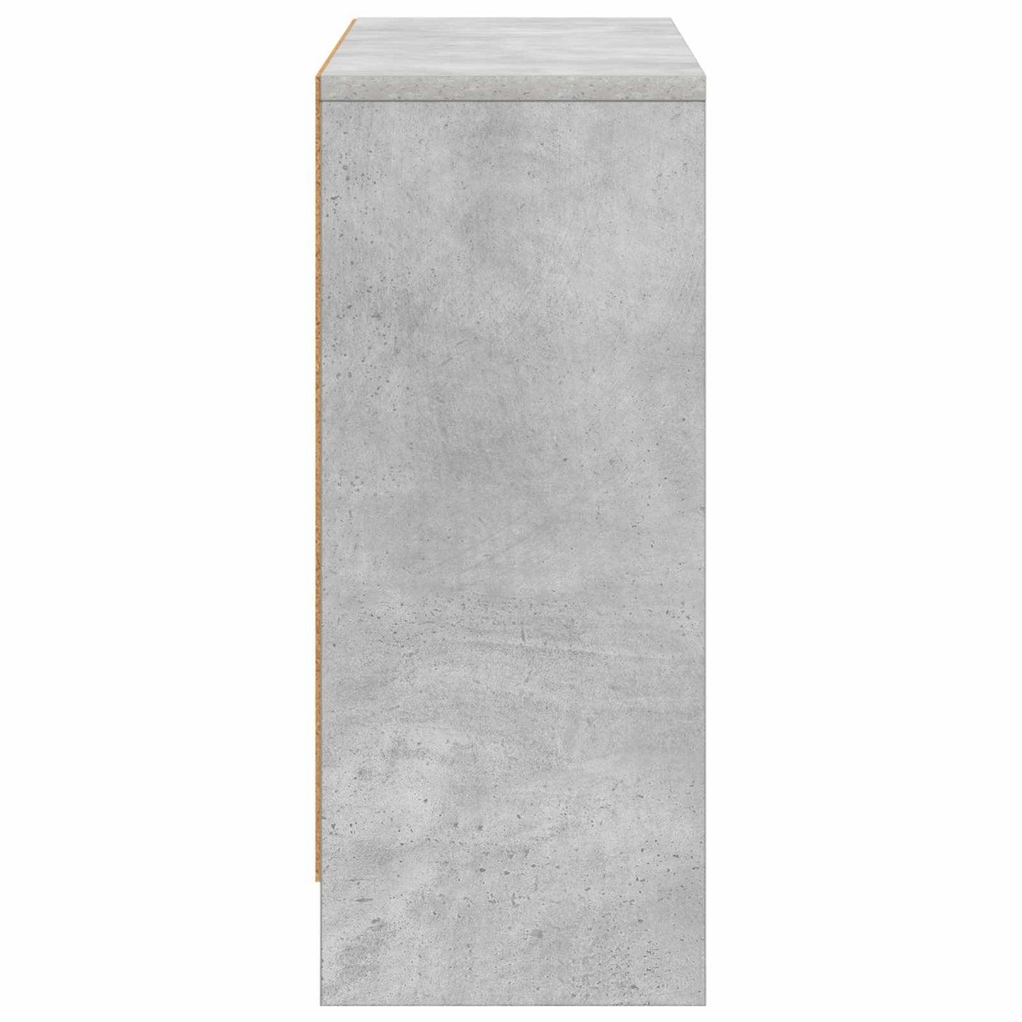 vidaXL Sideboard with Drawer Concrete Grey 73.5 x 22.5 x 53.5 cm