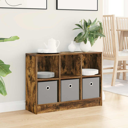 vidaXL Sideboard with Drawer Smoked Oak 73.5 x 22.5 x 53.5 cm