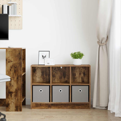 vidaXL Sideboard with Drawer Smoked Oak 73.5 x 22.5 x 53.5 cm