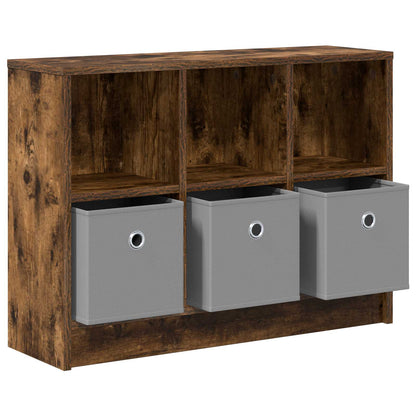 vidaXL Sideboard with Drawer Smoked Oak 73.5 x 22.5 x 53.5 cm