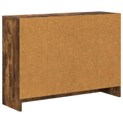 vidaXL Sideboard with Drawer Smoked Oak 73.5 x 22.5 x 53.5 cm