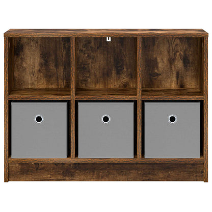 vidaXL Sideboard with Drawer Smoked Oak 73.5 x 22.5 x 53.5 cm