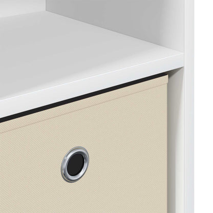 vidaXL Sideboard with Drawer White 88.5 x 27.5 x 63.5 cm