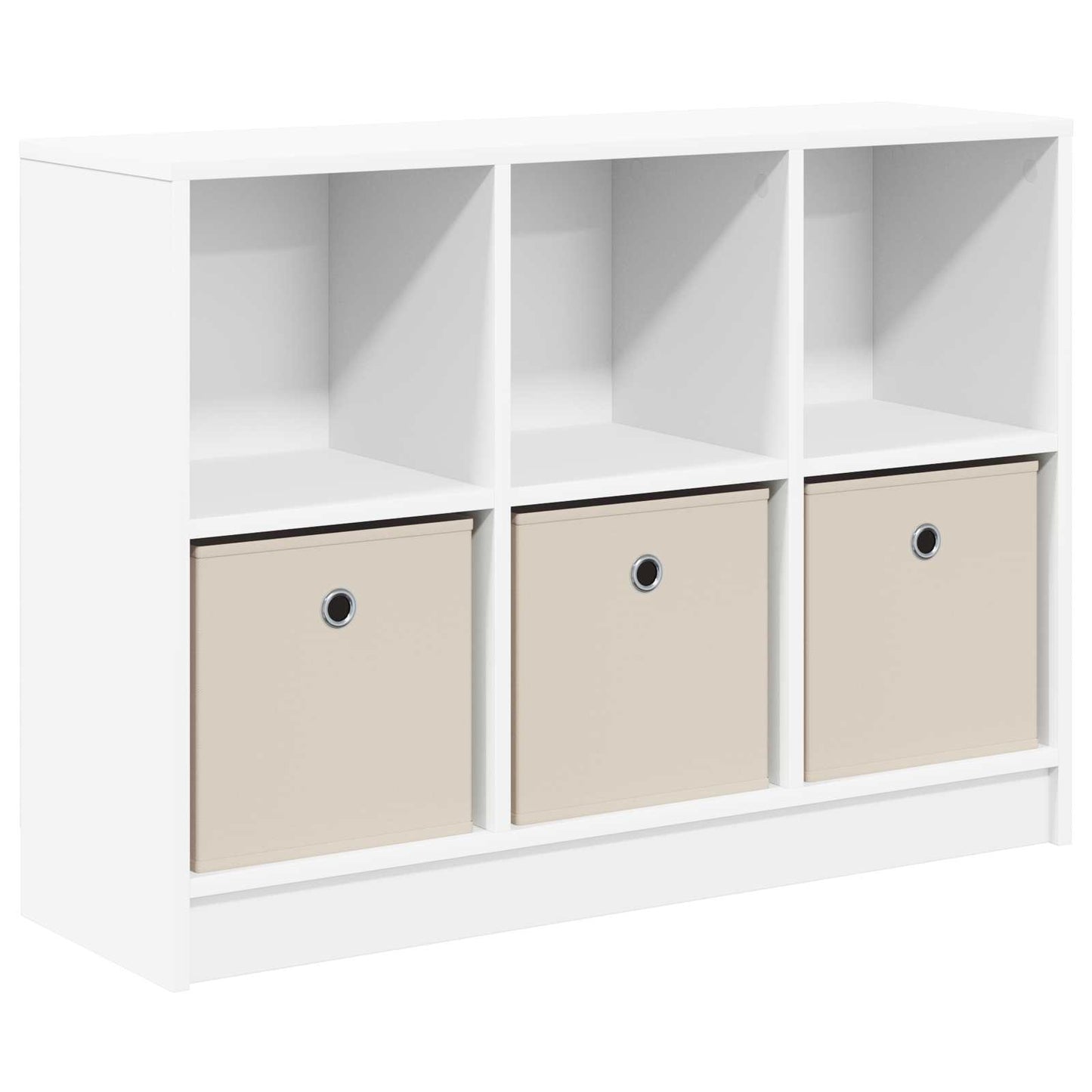 vidaXL Sideboard with Drawer White 88.5 x 27.5 x 63.5 cm