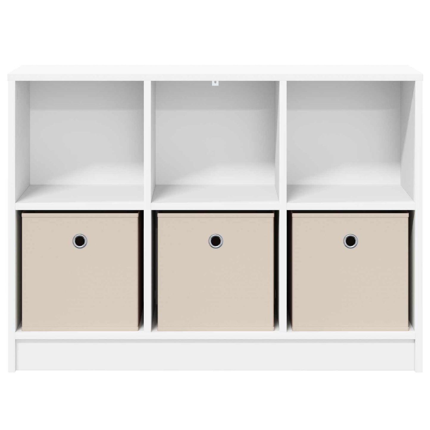 vidaXL Sideboard with Drawer White 88.5 x 27.5 x 63.5 cm