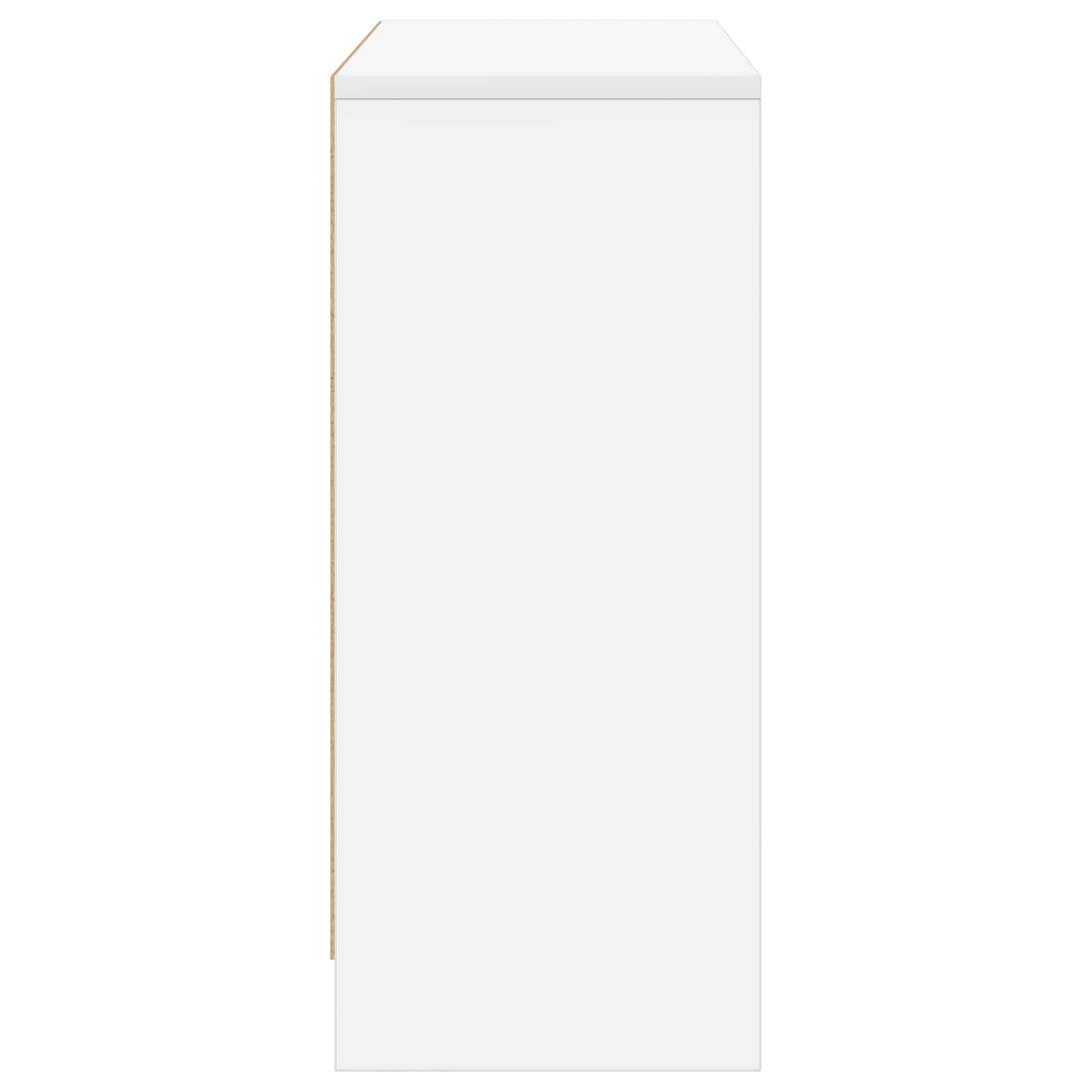 vidaXL Sideboard with Drawer White 88.5 x 27.5 x 63.5 cm