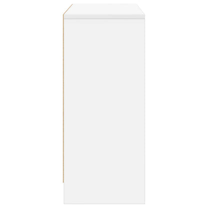 vidaXL Sideboard with Drawer White 88.5 x 27.5 x 63.5 cm