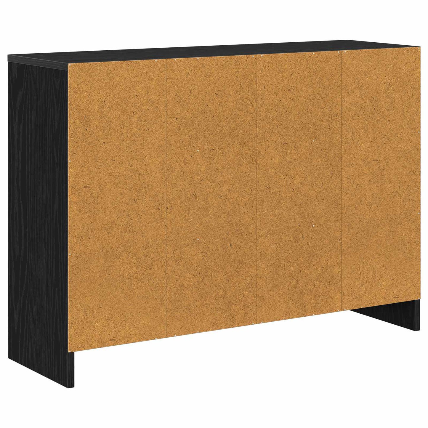 vidaXL Sideboard with Drawer Black Oak 88.5 x 27.5 x 63.5 cm