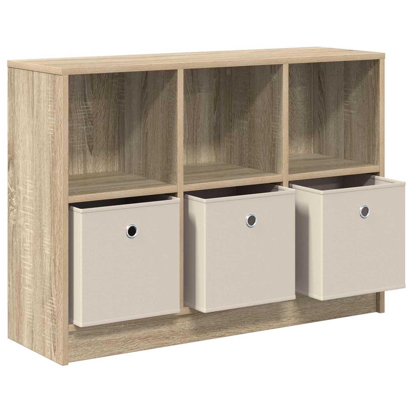 vidaXL Sideboard with Drawer Sonoma Oak 88.5 x 27.5 x 63.5 cm
