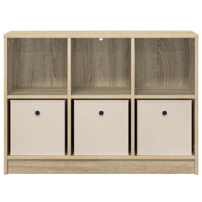 vidaXL Sideboard with Drawer Sonoma Oak 88.5 x 27.5 x 63.5 cm