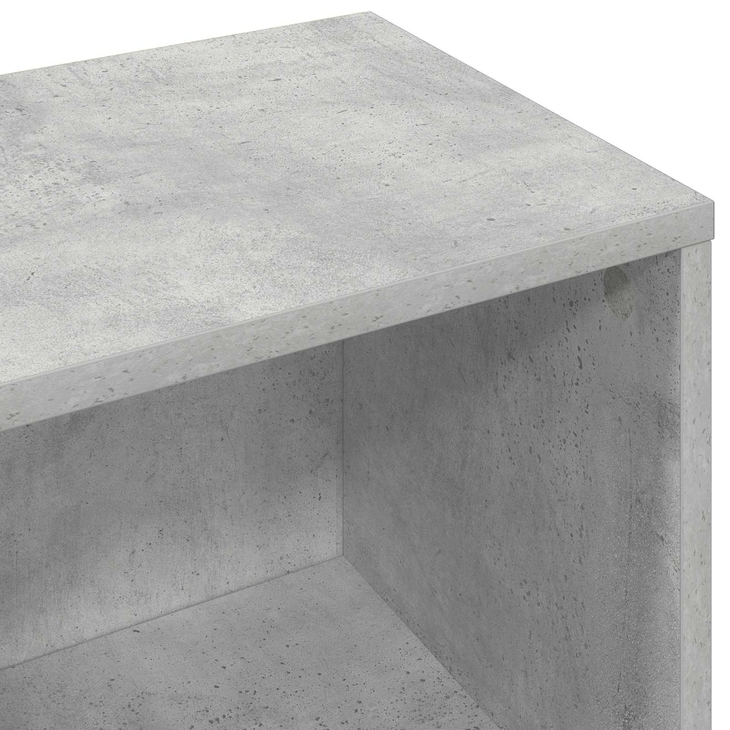 vidaXL Sideboard with Drawer Concrete Grey 88.5 x 27.5 x 63.5 cm