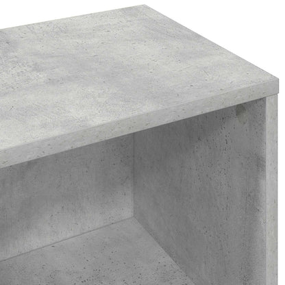 vidaXL Sideboard with Drawer Concrete Grey 88.5 x 27.5 x 63.5 cm