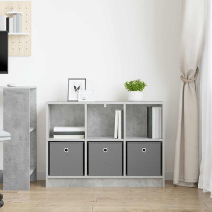 vidaXL Sideboard with Drawer Concrete Grey 88.5 x 27.5 x 63.5 cm