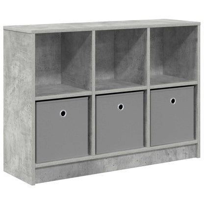 vidaXL Sideboard with Drawer Concrete Grey 88.5 x 27.5 x 63.5 cm