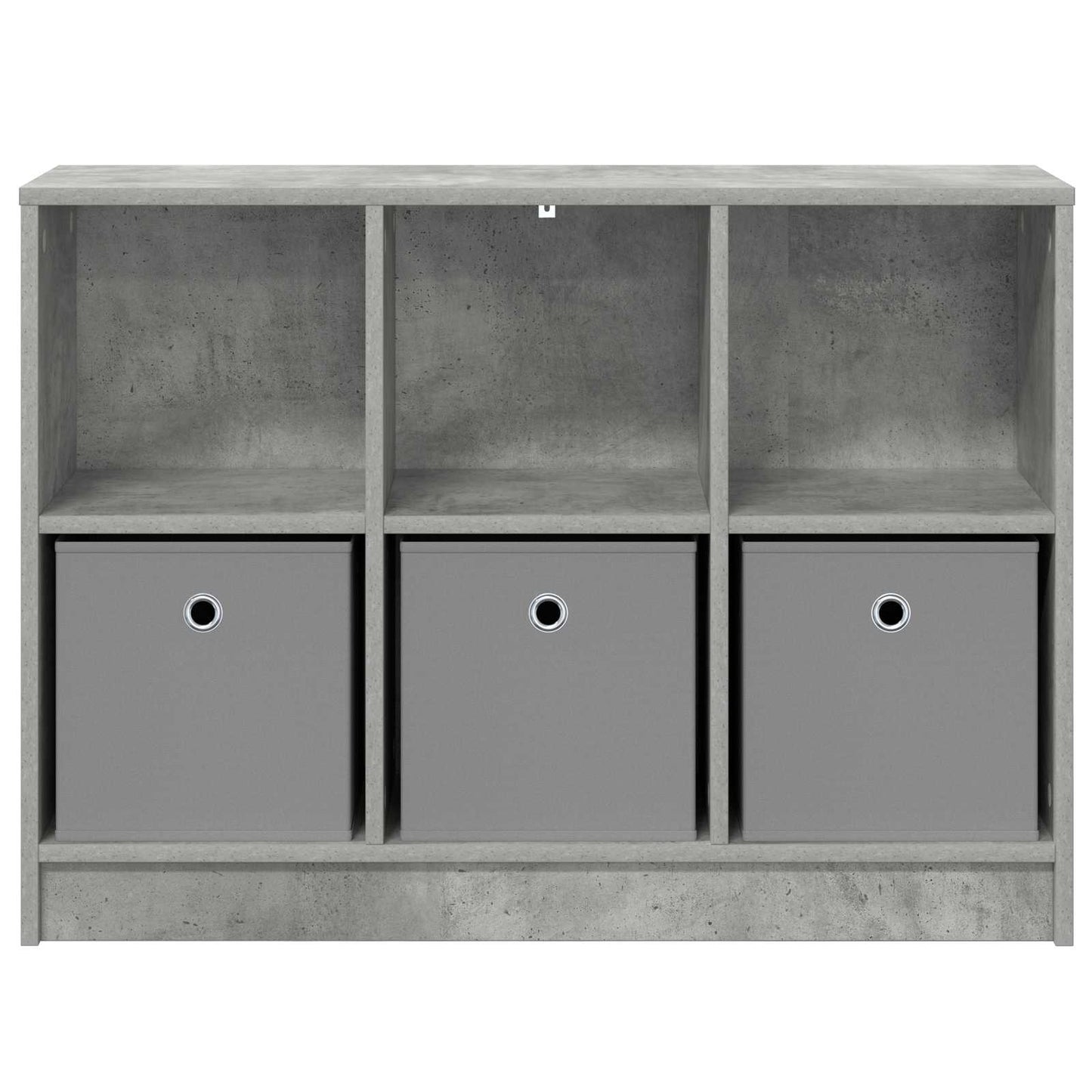 vidaXL Sideboard with Drawer Concrete Grey 88.5 x 27.5 x 63.5 cm