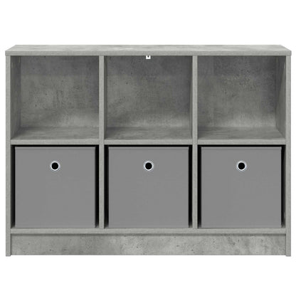 vidaXL Sideboard with Drawer Concrete Grey 88.5 x 27.5 x 63.5 cm