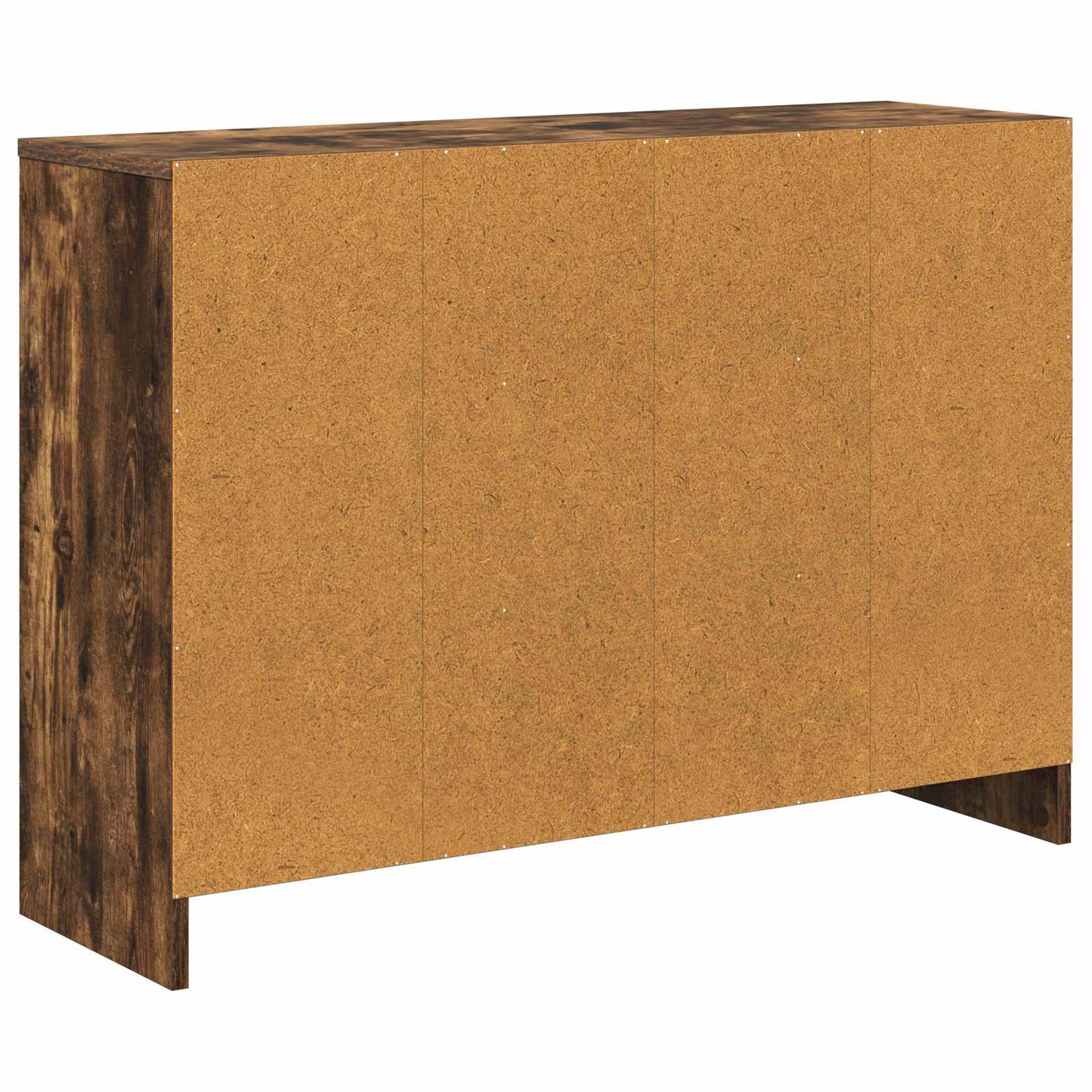 vidaXL Sideboard with Drawer Smoked Oak 88.5 x 27.5 x 63.5 cm