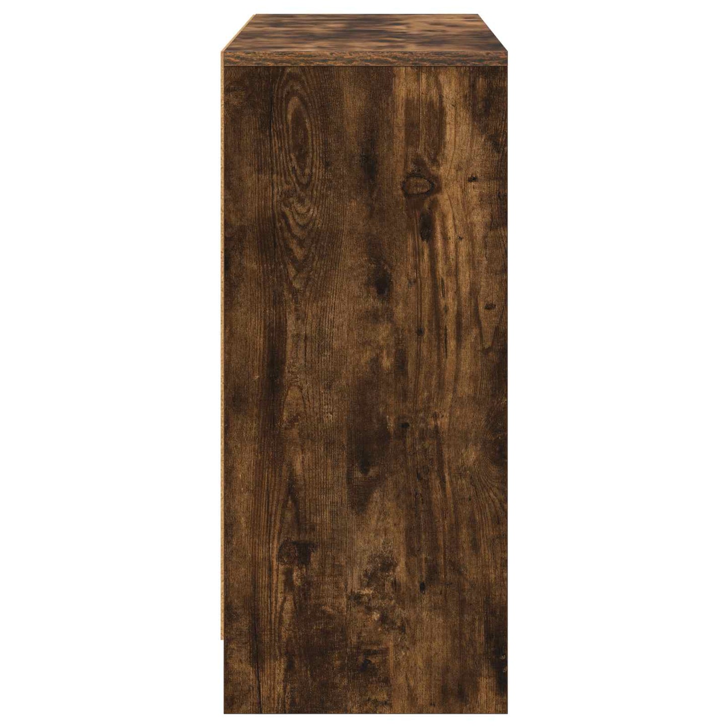 vidaXL Sideboard with Drawer Smoked Oak 88.5 x 27.5 x 63.5 cm