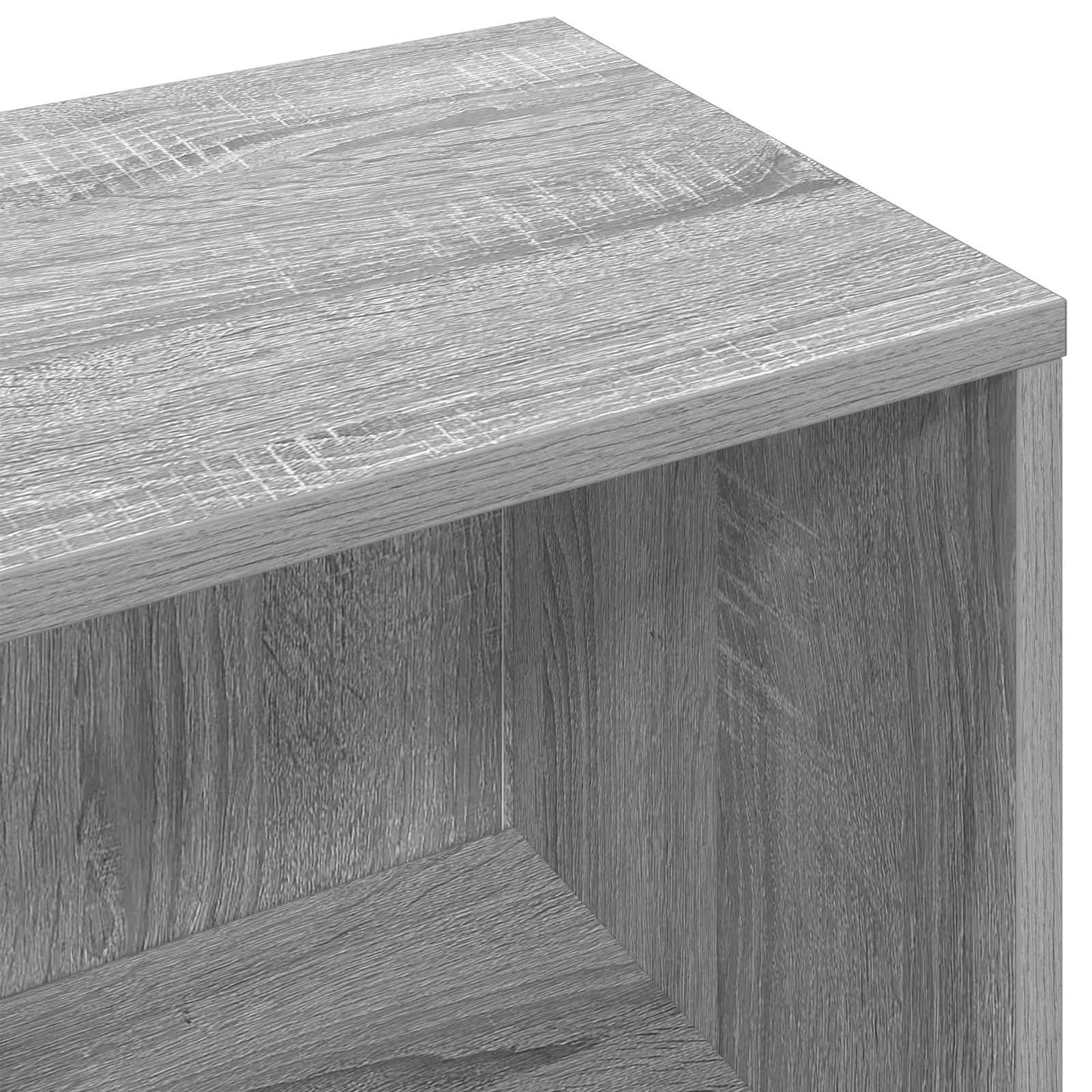 vidaXL Sideboard with Drawer Grey Sonoma 88.5 x 27.5 x 63.5 cm
