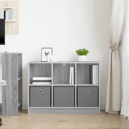 vidaXL Sideboard with Drawer Grey Sonoma 88.5 x 27.5 x 63.5 cm