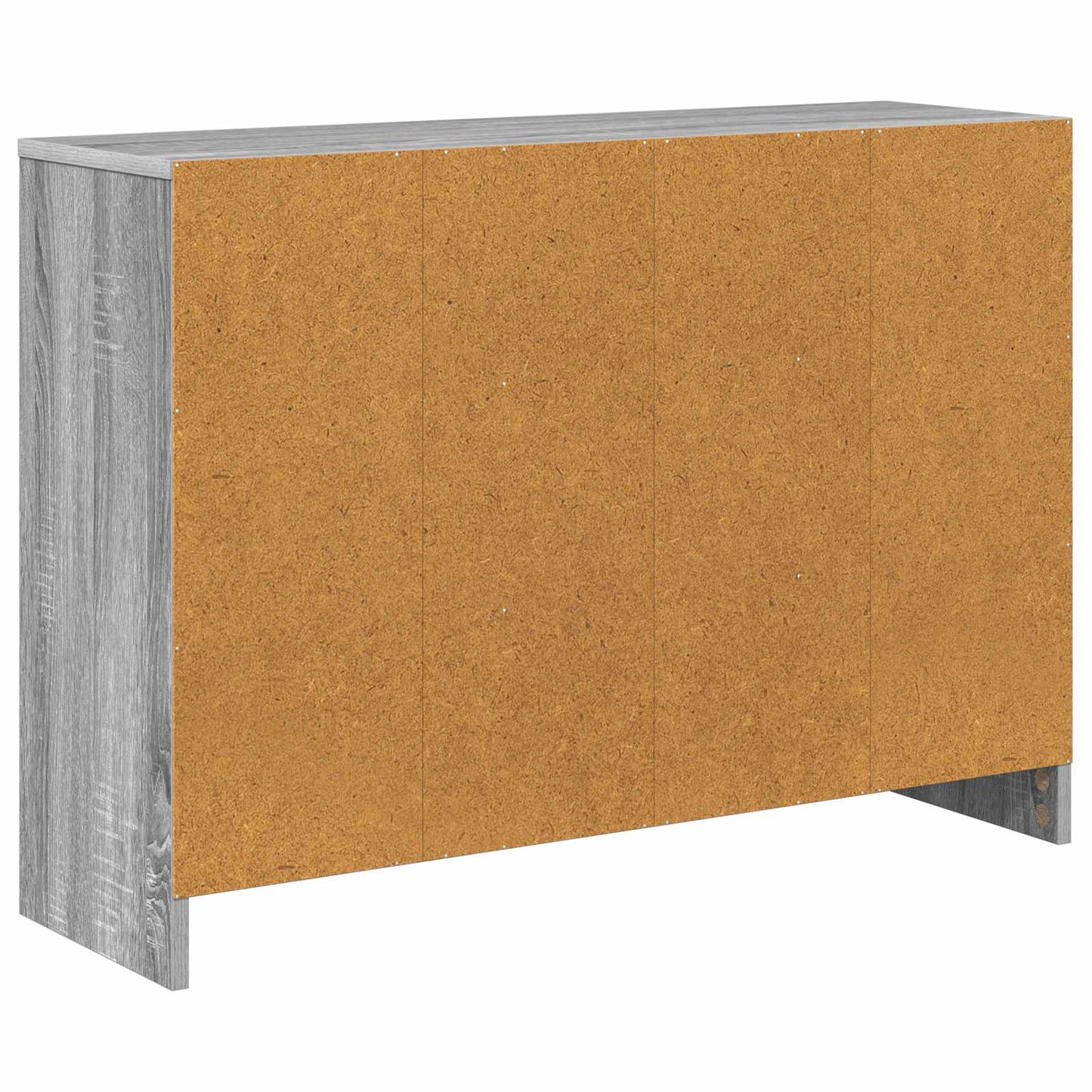 vidaXL Sideboard with Drawer Grey Sonoma 88.5 x 27.5 x 63.5 cm