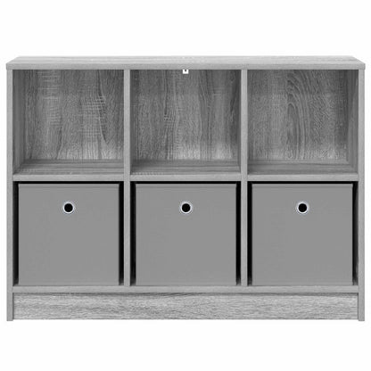 vidaXL Sideboard with Drawer Grey Sonoma 88.5 x 27.5 x 63.5 cm