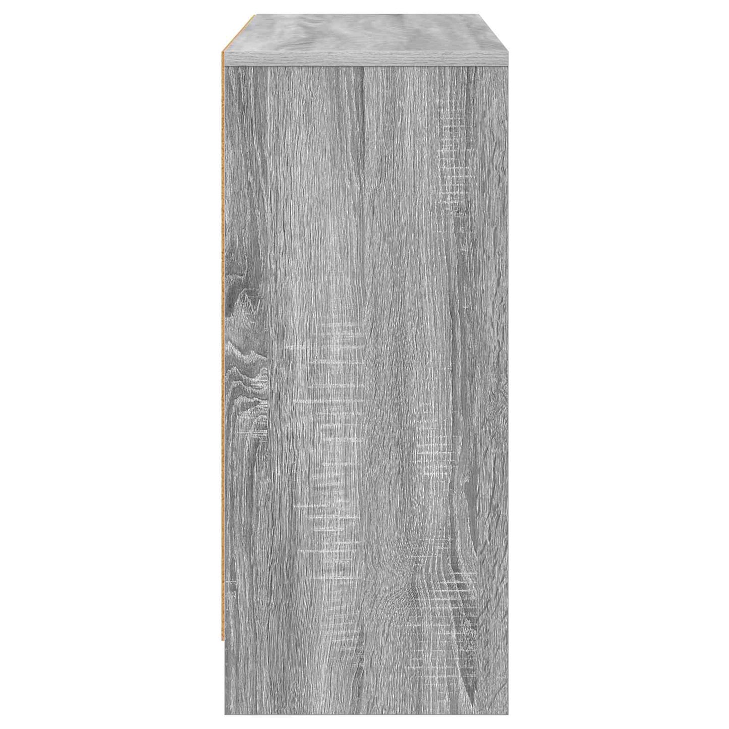 vidaXL Sideboard with Drawer Grey Sonoma 88.5 x 27.5 x 63.5 cm
