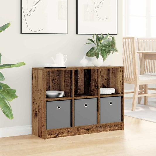 vidaXL Sideboard with Drawer Old Wood 88.5 x 27.5 x 63.5 cm