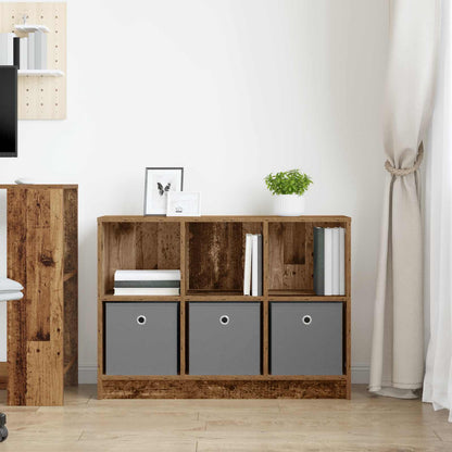 vidaXL Sideboard with Drawer Old Wood 88.5 x 27.5 x 63.5 cm