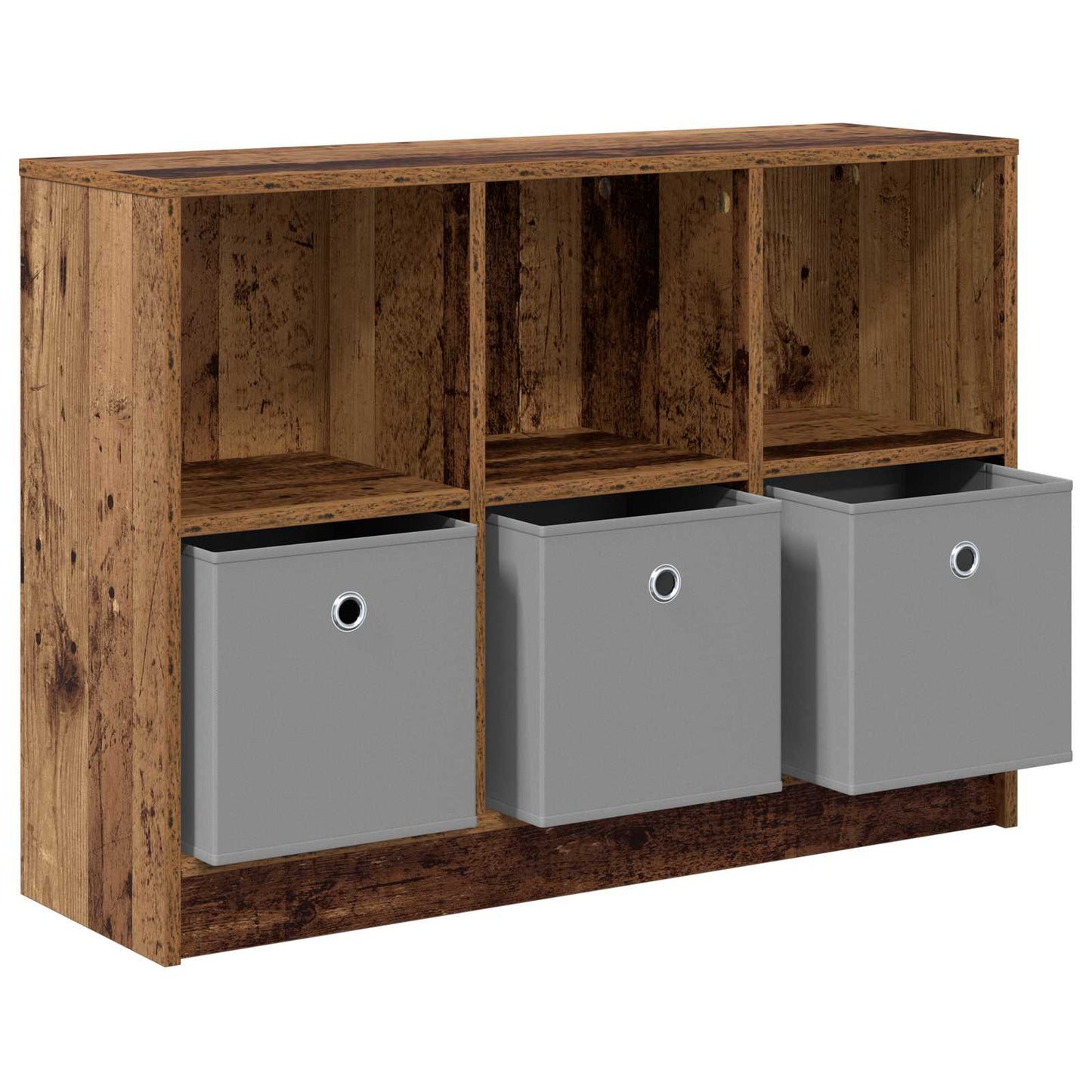 vidaXL Sideboard with Drawer Old Wood 88.5 x 27.5 x 63.5 cm