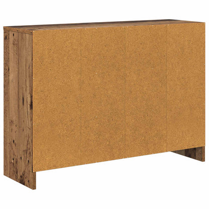 vidaXL Sideboard with Drawer Old Wood 88.5 x 27.5 x 63.5 cm