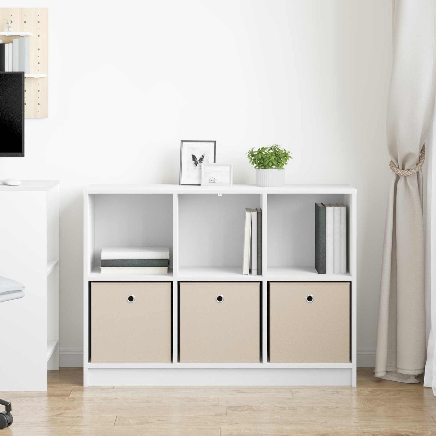vidaXL Sideboard with Drawer White 102 x 32 x 73.5 cm