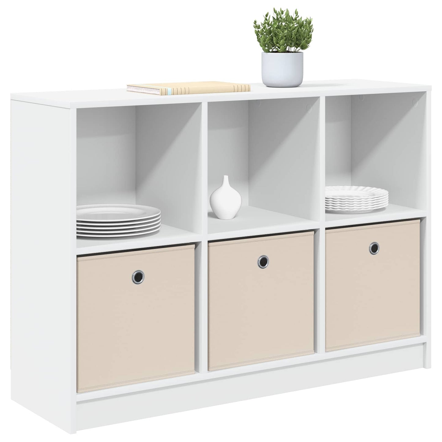 vidaXL Sideboard with Drawer White 102 x 32 x 73.5 cm