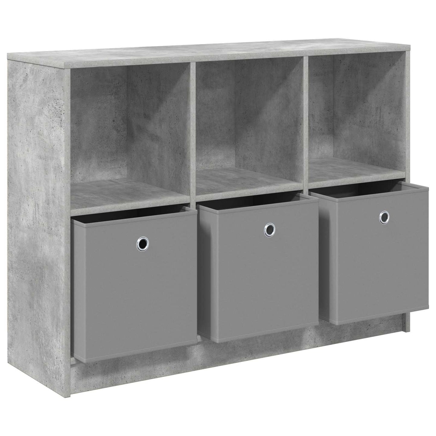 vidaXL Sideboard with Drawer Concrete Grey 102 x 32 x 73.5 cm
