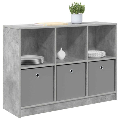 vidaXL Sideboard with Drawer Concrete Grey 102 x 32 x 73.5 cm