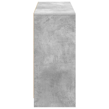 vidaXL Sideboard with Drawer Concrete Grey 102 x 32 x 73.5 cm