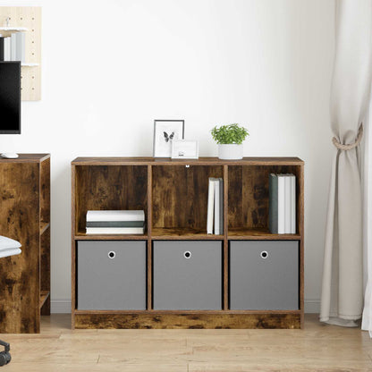vidaXL Sideboard with Drawer Smoked Oak 102 x 32 x 73.5 cm