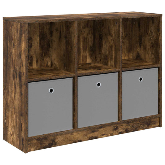 vidaXL Sideboard with Drawer Smoked Oak 102 x 32 x 73.5 cm
