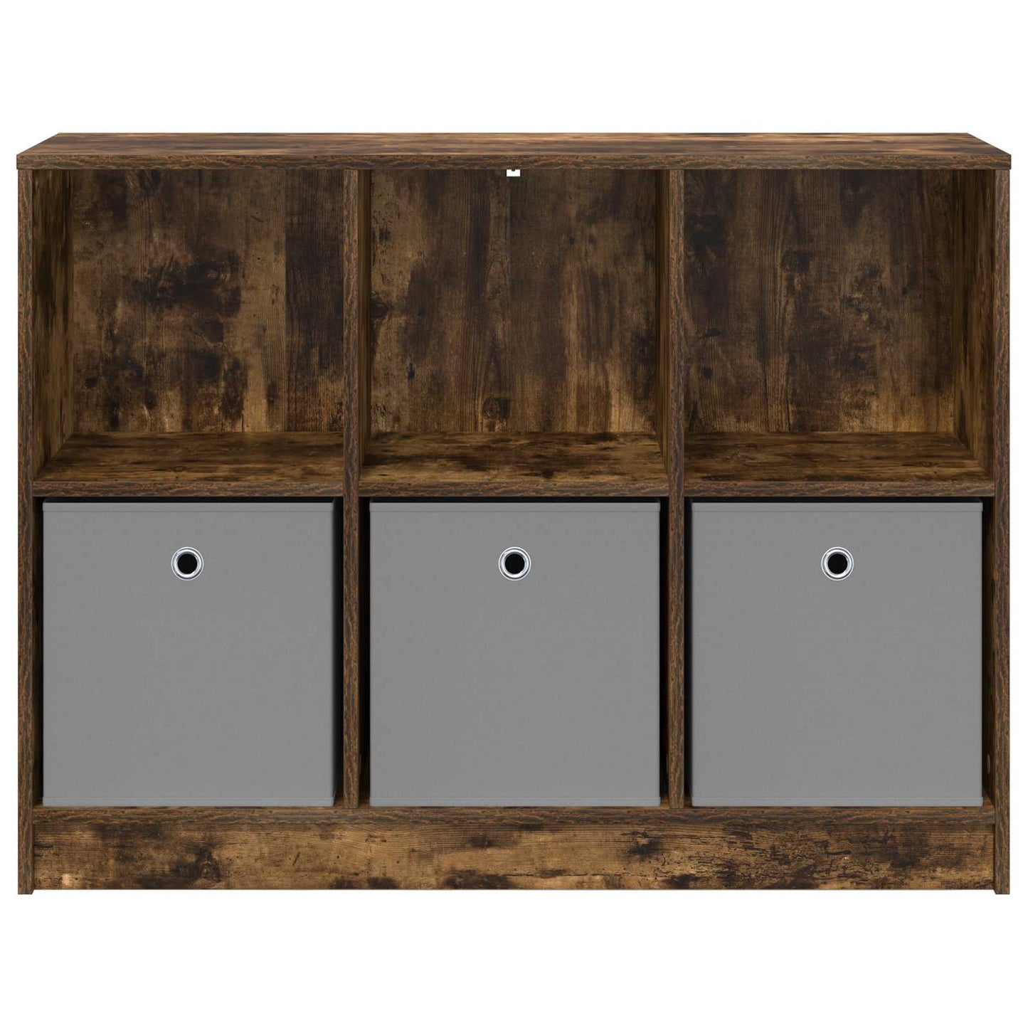 vidaXL Sideboard with Drawer Smoked Oak 102 x 32 x 73.5 cm