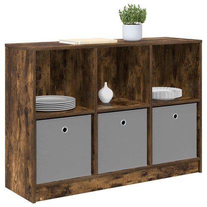 vidaXL Sideboard with Drawer Smoked Oak 102 x 32 x 73.5 cm