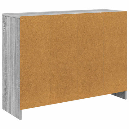 vidaXL Sideboard with Drawer Grey Sonoma 102 x 32 x 73.5 cm
