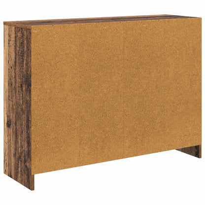 vidaXL Sideboard with Drawer Old Wood 102 x 32 x 73.5 cm