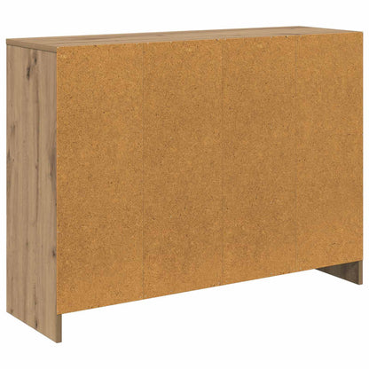 vidaXL Sideboard with Drawer Artisan Oak 102 x 32 x 73.5 cm