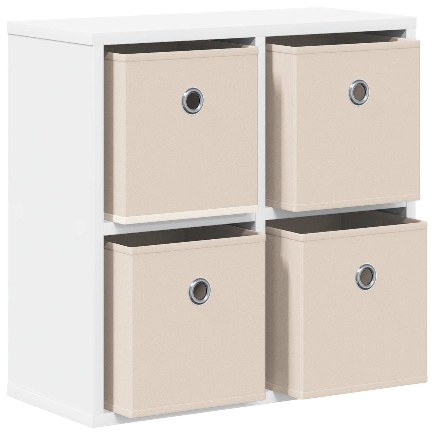 vidaXL Sideboard with Drawer White 49.5 x 22 x 47 cm
