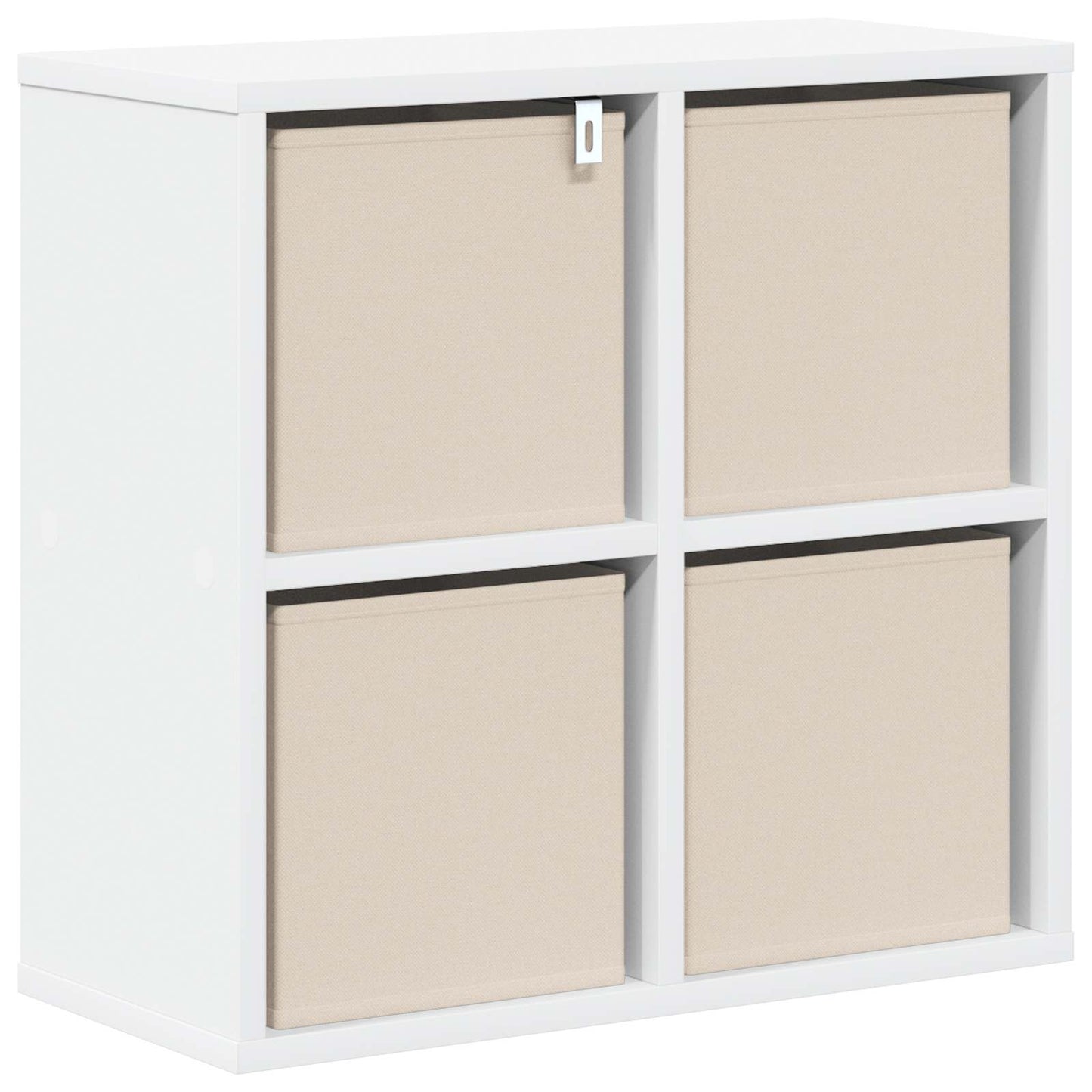 vidaXL Sideboard with Drawer White 49.5 x 22 x 47 cm
