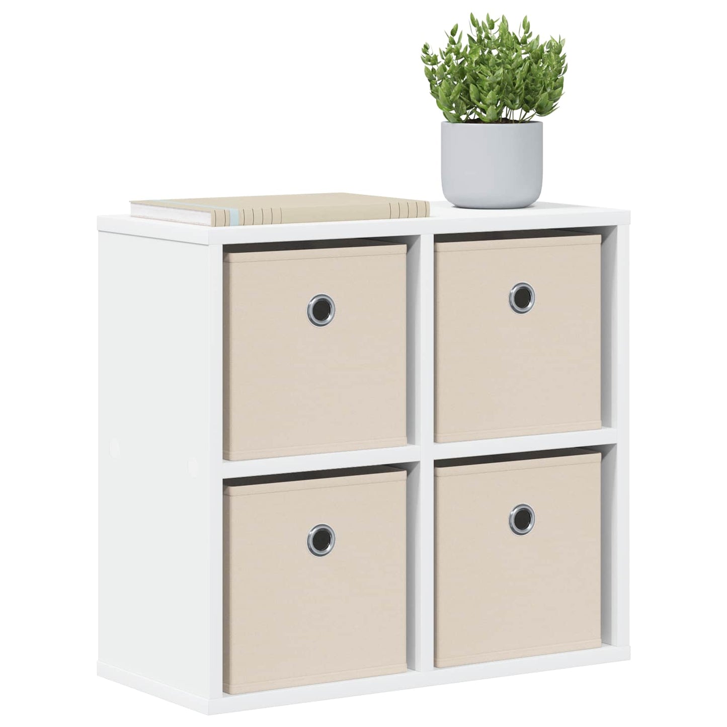 vidaXL Sideboard with Drawer White 49.5 x 22 x 47 cm