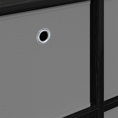 vidaXL Sideboard with Drawer Black Oak 49.5 x 22 x 47 cm