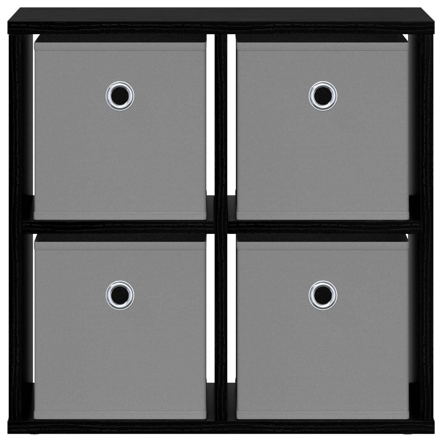 vidaXL Sideboard with Drawer Black Oak 49.5 x 22 x 47 cm